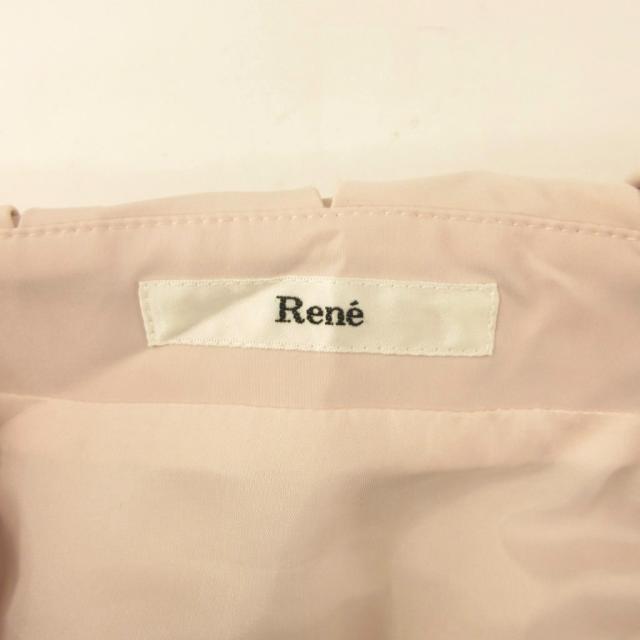 【中古】ルネ Rene トレンチコート スプリングコート アウター ピンク 36 レディース_5