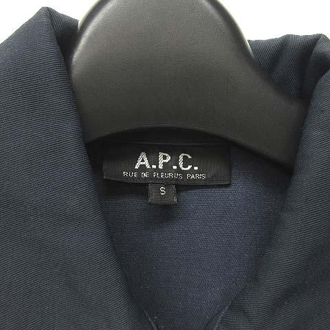 中古 アーペーセー A P C ワンピース プルオーバー ハーフジップ 五分袖 ミニ丈 紺 ネイビー S レディースの通販はau Pay マーケット ブランド古着のベクトル