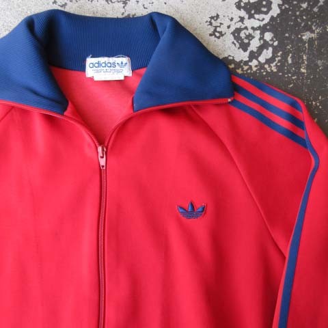 中古 アディダスオリジナルス Adidas 80 S デサント期 ヴィンテージ トラックジャケット ジャージ レッド ブルー 3号 0508 メンズの通販はau Pay マーケット ブランド古着のベクトル