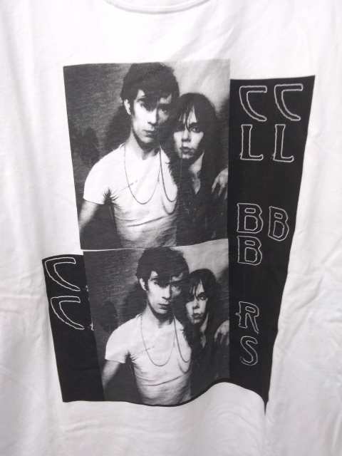 19ss raf simons ホワイトカップルTシャツ