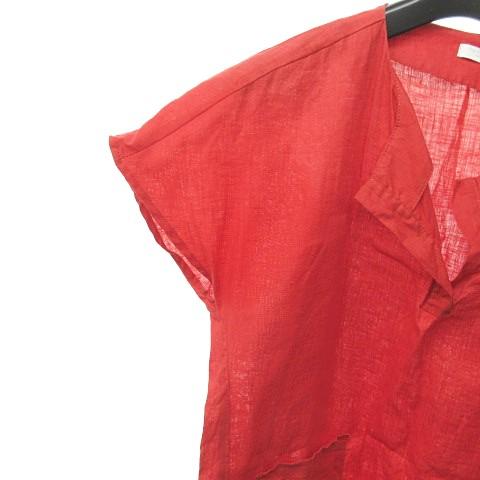中古 フォグリネンワーク Fog Linen Work 美品 リネン100 ワンピース 開閉襟 レッド 赤 F 0304 レディースの通販はau Pay マーケット ブランド古着のベクトル