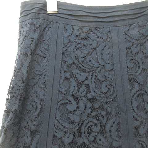 中古 タダシショージ Tadashi Shoji 総レース スカート 膝丈 ネイビー 紺 8 0326 レディースの通販はau Pay マーケット ブランド古着のベクトル