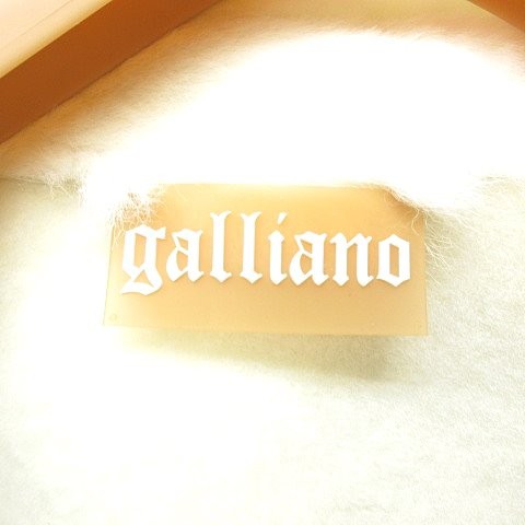 中古】ガリアーノ GALLIANO ムートン ジャケット エポレット ロゴ ...