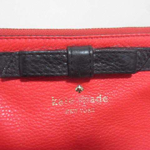 中古】ケイトスペード KATE SPADE 小物入れ ポーチ リストレット付き