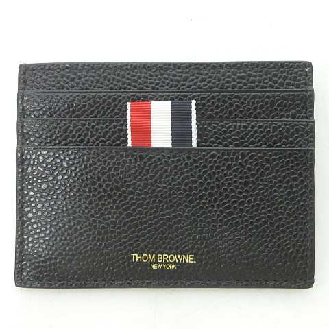 中古】未使用品 トムブラウン THOM BROWNE 箱有 タグ付 カードケース