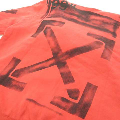 中古】オフホワイト OFF WHITE 19SS Diag Stencil Zip Up Hoodie