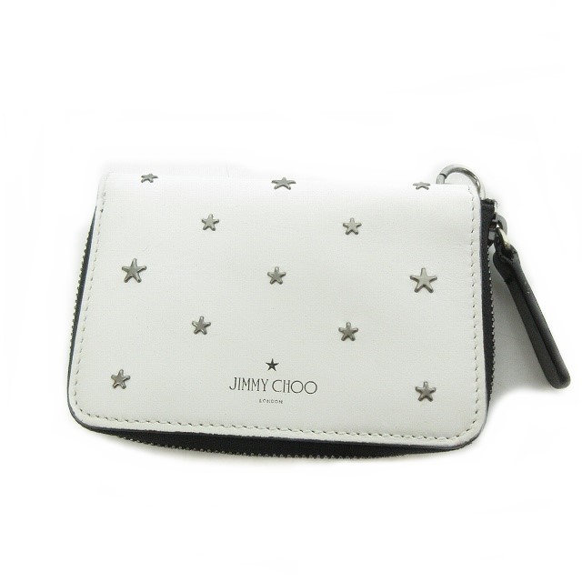 中古】ジミーチュウ JIMMY CHOO カードケース スタッズ スター 星