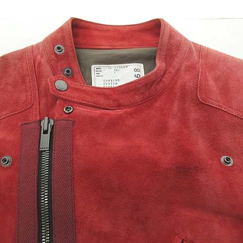 中古】サカイ sacai 16AW 16-01068M カウハイド スエード ライダース