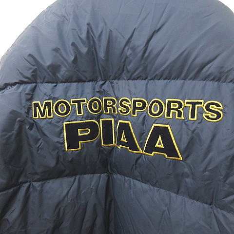 中古】ピア PIAA ダウンコート ジャケット レーシング ロゴ ワッペン