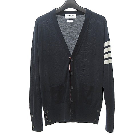 中古】トムブラウン THOM BROWNE 4BAR メリノウール カーディガン