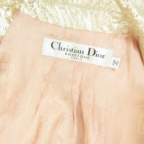 中古】クリスチャンディオール Christian Dior テーラード ジャケット