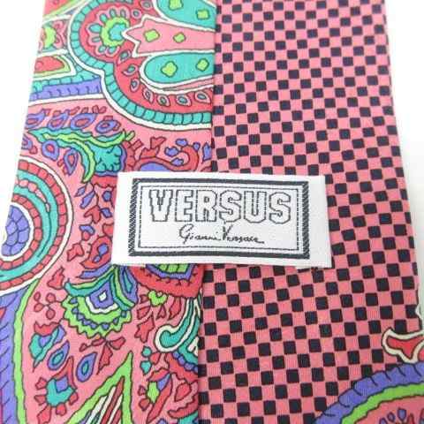 中古】ジャンニヴェルサーチ GIANNI VERSACE VERSUS 美品 ネクタイ