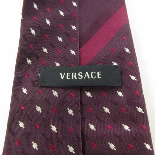 中古】ヴェルサーチ ヴェルサーチェ VERSACE 美品 ネクタイ シルク