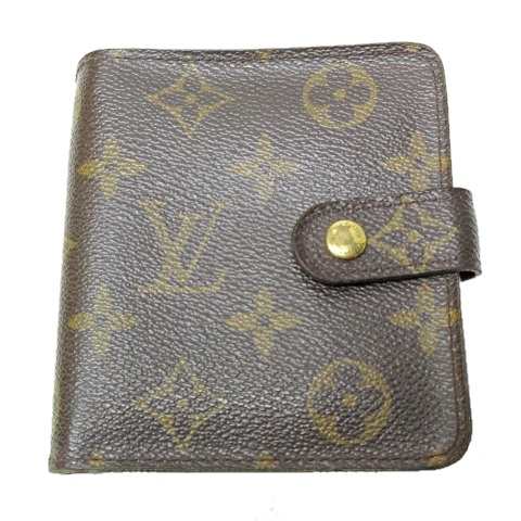 中古】ルイヴィトン LOUIS VUITTON モノグラム コンパクトジップ