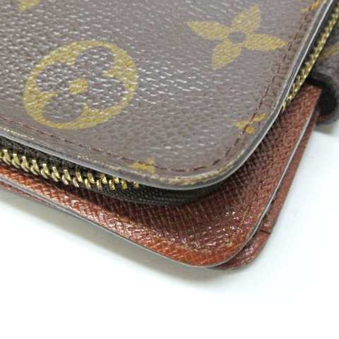 中古】ルイヴィトン LOUIS VUITTON モノグラム コンパクトジップ