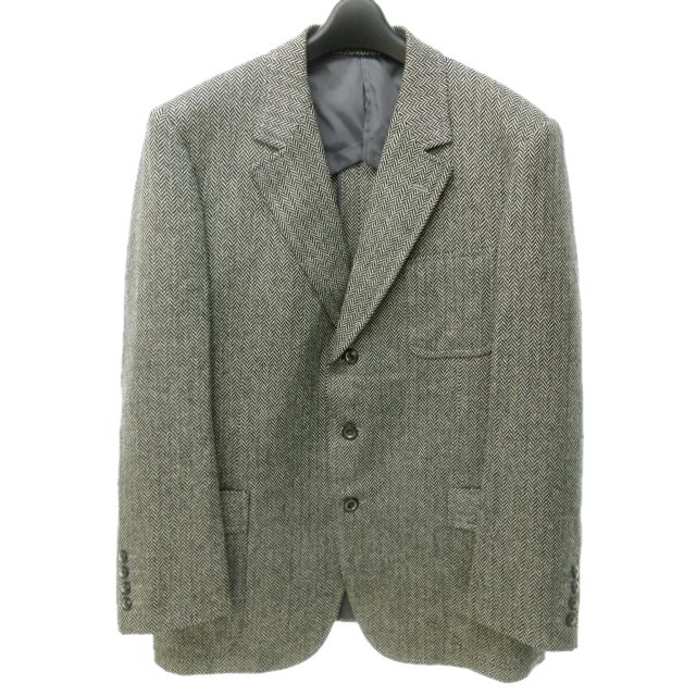 ジョンストンズオブエルガン　カシミヤ100％スコットランド製　テーラードJK ジョンストンズオブエルガンカシミヤ100％スコットランド製