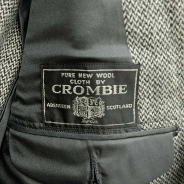 クロンビー CROMBIE 美品 テーラードジャケット ウール 3B