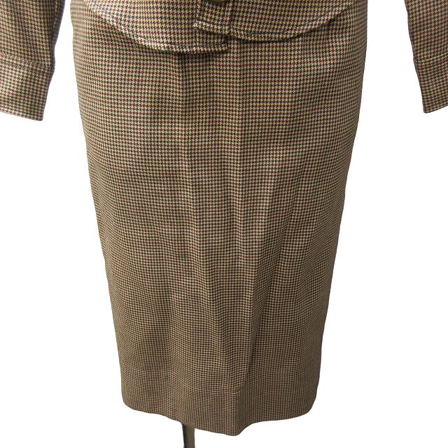 美品✨マディソンブルー 千鳥格子 タイトスカート チェック柄 ウール ミモレ S 美品✨マディソンブルー 千鳥格子 タイトスカート チェック柄