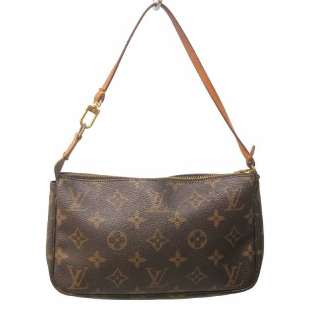 【中古】ルイヴィトン LOUIS VUITTON モノグラム ポシェットアクセソワール ポーチ 小物入れ M51980 茶 ■GY26