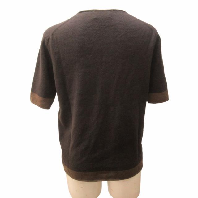 中古】シャネル CHANEL カシミヤ ニット セーター ワンポイント ココ