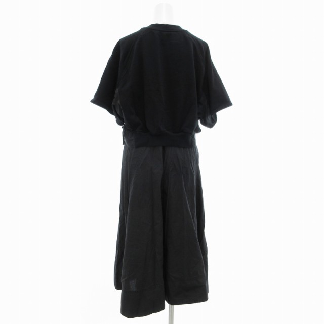 【中古】3.1 フィリップリム 3.1 phillip lim 切替スウェットワンピース シャツ ブラウス S IBO55の通販は