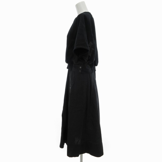 【中古】3.1 フィリップリム 3.1 phillip lim 切替スウェットワンピース シャツ ブラウス S IBO55の通販は