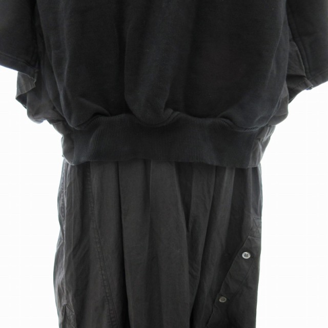 【中古】3.1 フィリップリム 3.1 phillip lim 切替スウェットワンピース シャツ ブラウス S IBO55の通販は