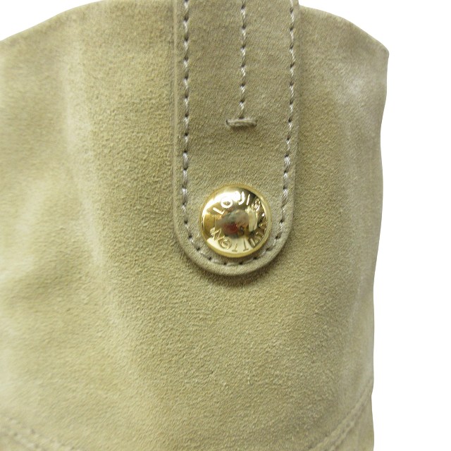 【中古】ルイヴィトン LOUIS VUITTON ムートン ロングブーツ モノグラムロゴ パンチングレザー 37 約23.5cm IBO59の通販は