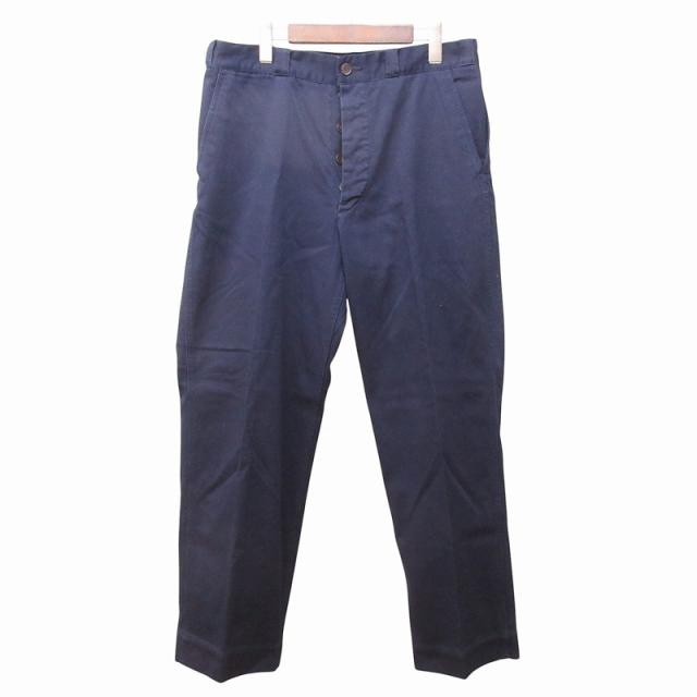 【中古】未使用品 オールドジョー OLDJOE 23AW SPRIT POCKET TROUSER ワークパンツ ネイビー 約XL ■BL3