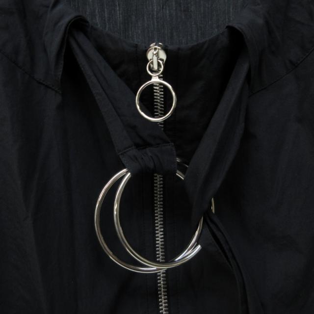 【中古】ナマチェコ NAMACHEKO ダブルリングブルゾン 黒 ブラック 約M メンズ 中古】ナマチェコ NAMACHEKO ダブルリングブルゾン 黒 ブラック 約M