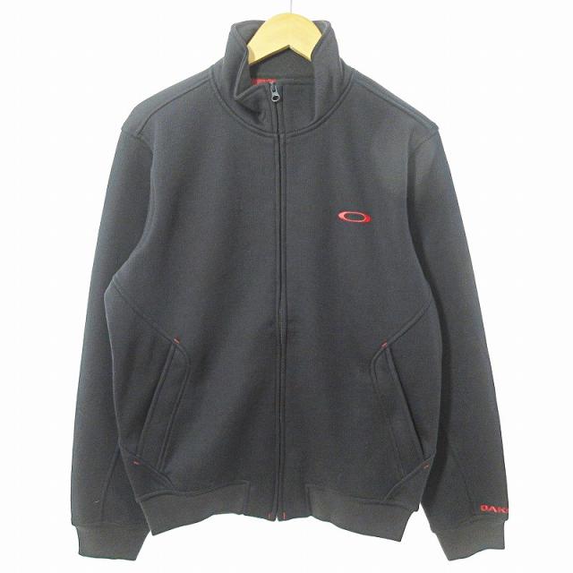 【中古】未使用品 オークリー OAKLEY タグ付き 赤タグ ヴィンテージ ジップアップ フリース ジャケット S 紺