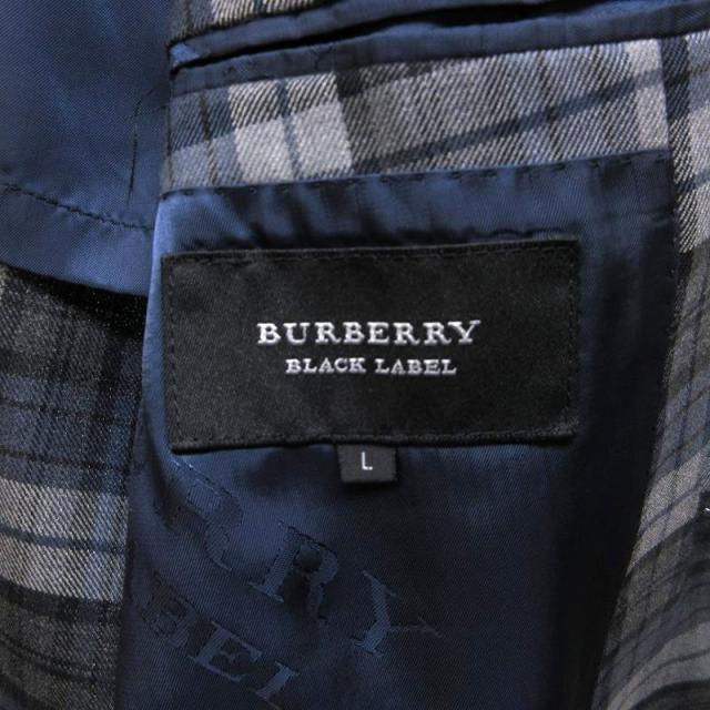正規品 バーバリーブラックレーベル BURBERRY BLACK LABEL ライナー付き 裏地チェック コットン トレンチコート ブラック S バーバリー ブラック レーベル BURBERRY BLACK LABEL 半袖Tシャツ 男性