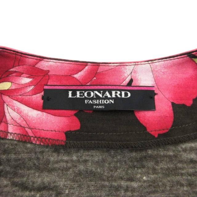 レオナールPARIS花柄 長袖 Vネック カシミヤトップス レオナールPARIS花柄 長袖 Vネック カシミヤトップス LEONARD