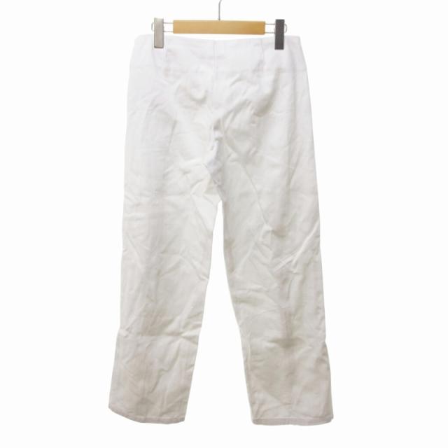 中古】ギマガス Gimaguas 美品 ジップ トラウザーズ ストレート 36 白