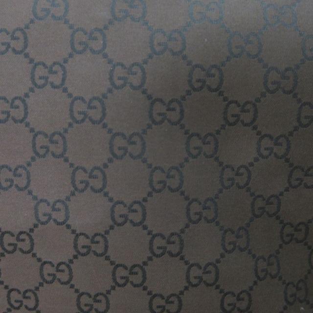 中古】グッチ GUCCI GG ナイロンショルダーバッグ 総柄 チャーム付き