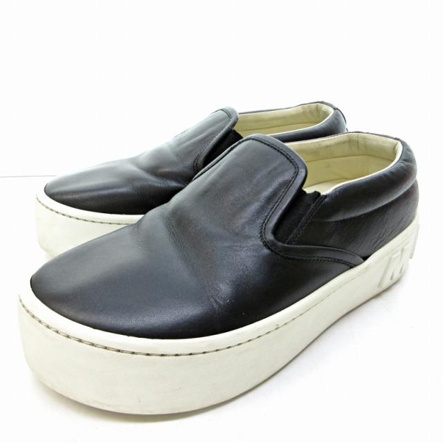 中古】マルニ MARNI ロゴ レザー スリッポン スニーカー 中古】マルニ MARNI ロゴ レザー スリッポン スニーカー