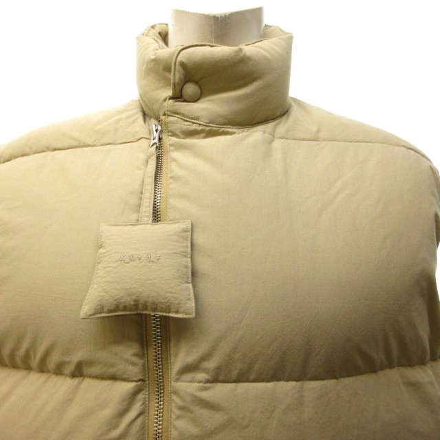 WRYHT COCOON DOWN VEST ダウンベスト 中古】未使用品 ライト WRYHT タグ付き 20AW COCOON DOWN VEST