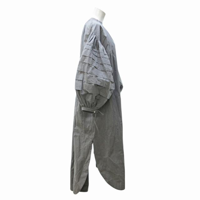 【中古】ライト WRYHT 21AW ロング シャツ ワンピース マキシ丈 オールドジョー取扱い 212WT-DR01 グレー 2
