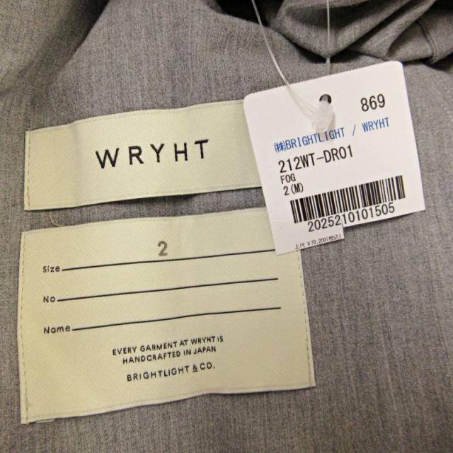 【中古】ライト WRYHT 21AW ロング シャツ ワンピース マキシ丈 オールドジョー取扱い 212WT-DR01 グレー 2