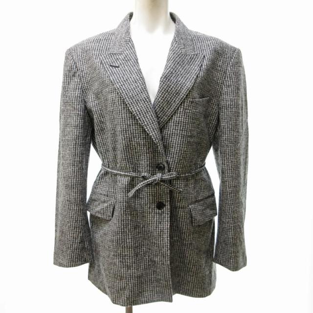 【中古】未使用品 ライト WRYHT 21AW タグ付 テーラードジャケット ブレザー 千鳥格子 チェック 1 約S