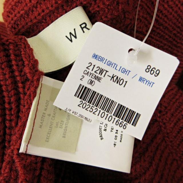 中古】未使用品 ライト WRYHT タグ付 21AW ニット ワンピース ロング