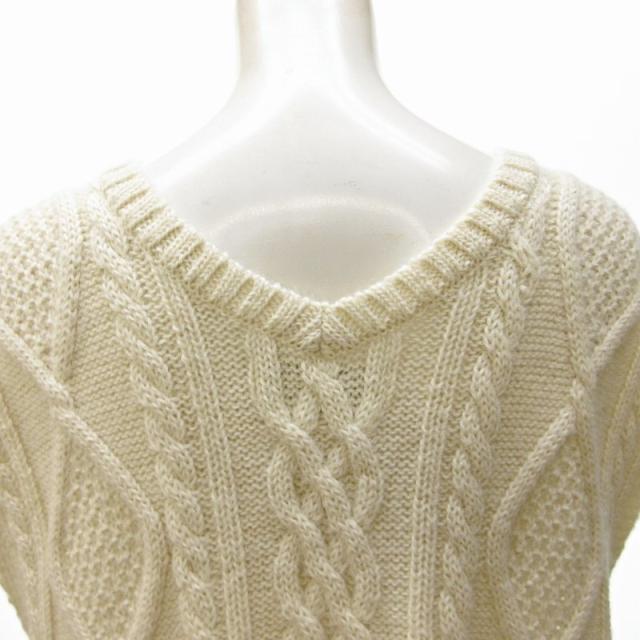 中古】未使用品 ライト WRYHT 21AW タグ付 ケーブル ニットベスト