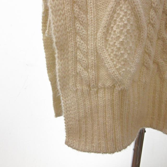 中古】未使用品 ライト WRYHT 21AW タグ付 ケーブル ニットベスト