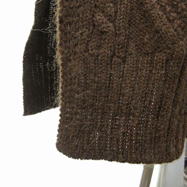 中古】未使用品 ライト WRYHT 21AW タグ付 ケーブル ニットベスト