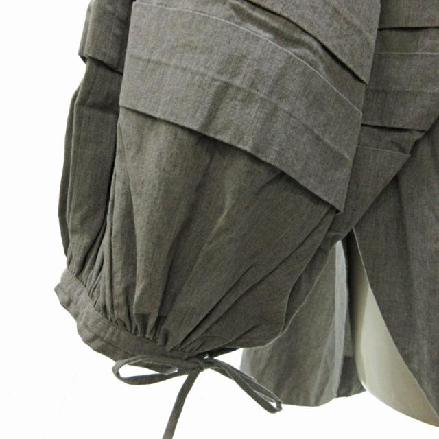 【中古】未使用品 ライト WRYHT タグ付 プルオーバー シャツ ブラウス パフスリーブ オールドジョー取扱い グレー 2 中古】未使用品 ライト WRYHT タグ付 プルオーバー シャツ ブラウス