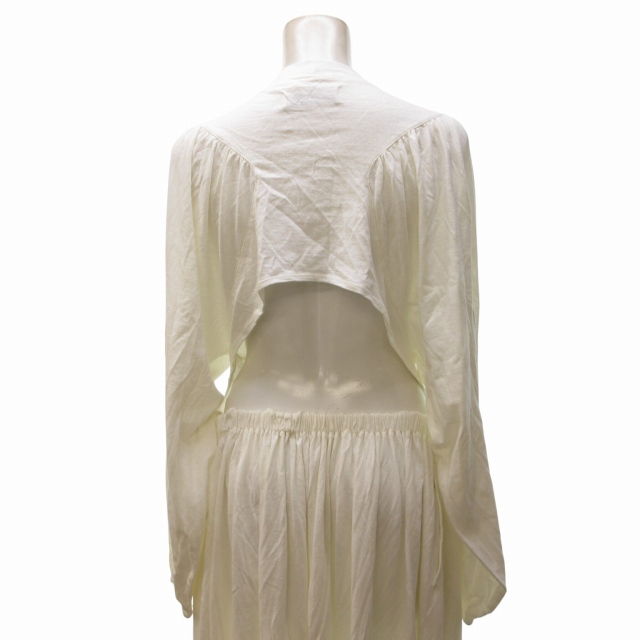 【中古】未使用品 ライト WRYHT タグ付 24SS Victorian sleeve dress ドレス ワンピース RAW WHITE 2 約M ■BL4 中古】未使用品 ライト WRYHT タグ付 24SS Victorian sleeve dress