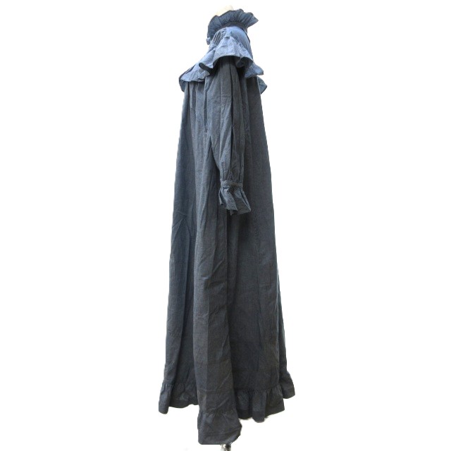 中古】ライト WRYHT タグ付き 24SS シャツワンピース ロング フリル  