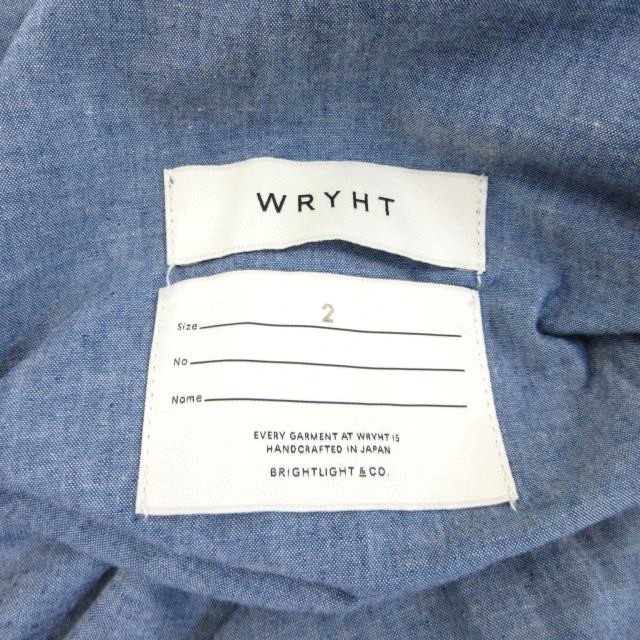 中古】ライト WRYHT タグ付き 24SS シャツワンピース ロング フリル