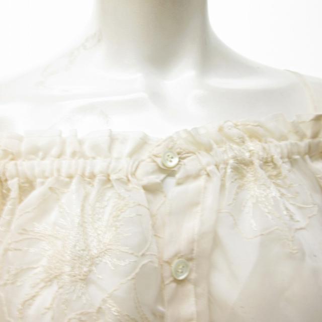 中古】未使用品 ライト WRYHT タグ付 24SS シアー シャツ ブラウス