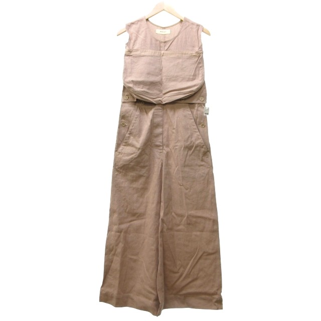 【中古】未使用品 ライト WRYHT タグ付き 24SS NEWS BOY-ALLS オーバーオール サロペット ピンク 2 約M